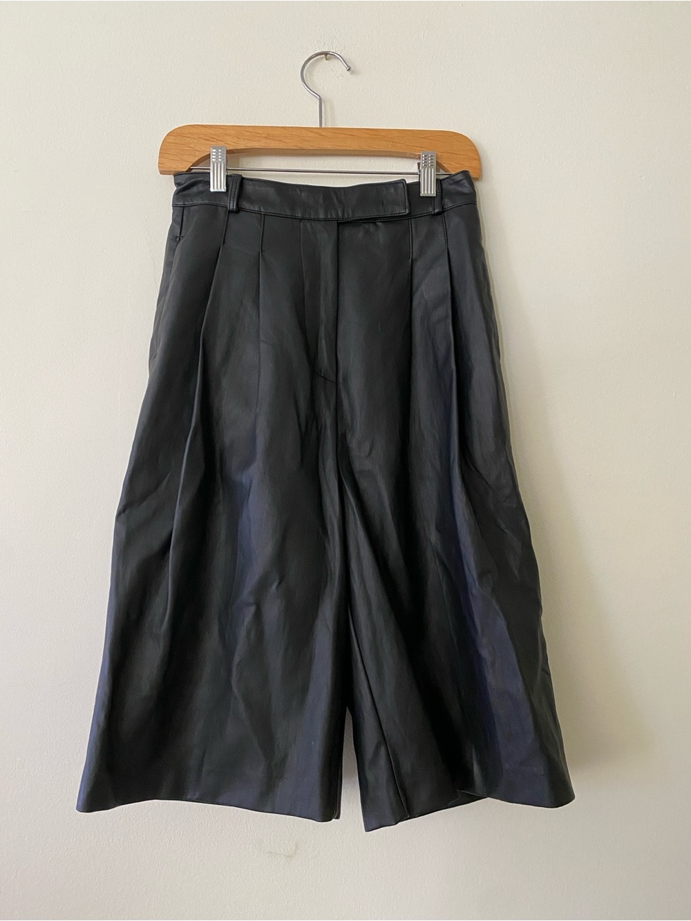 The Frankie Shop Faux Leather Shorts